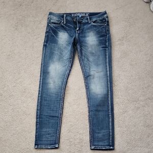 Hydraulic Women's Faded Blue Skinny Jeans